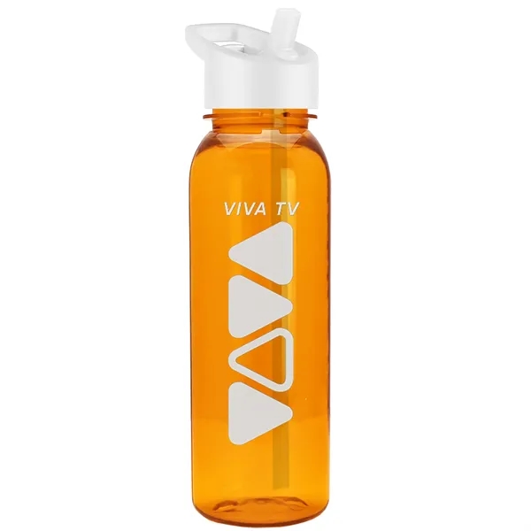 24 oz  Bottle with flip straw lid.... from ASI 40480 Koozie Group