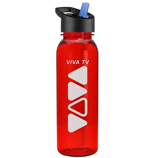 24 oz  Bottle with flip straw lid.... from ASI 40480 Koozie Group