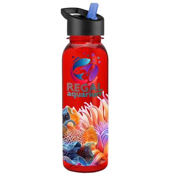 24 oz  Bottle with flip straw lid.... from ASI 40480 Koozie Group