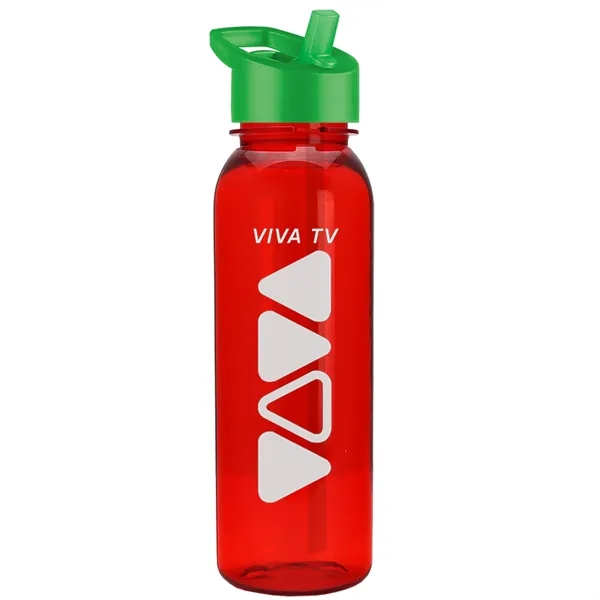 24 oz  Bottle with flip straw lid.... from ASI 40480 Koozie Group