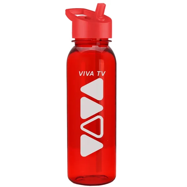 24 oz  Bottle with flip straw lid.... from ASI 40480 Koozie Group