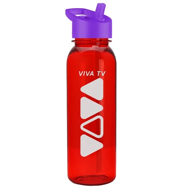 24 oz  Bottle with flip straw lid.... from ASI 40480 Koozie Group