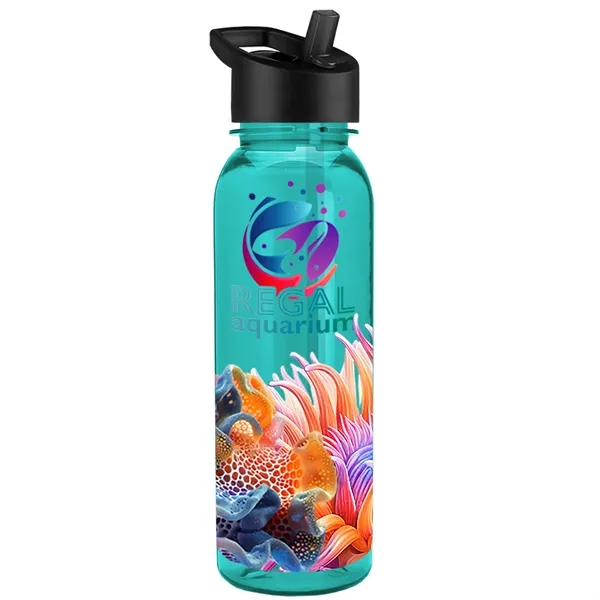 24 oz  Bottle with flip straw lid.... from ASI 40480 Koozie Group