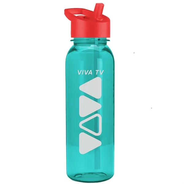 24 oz  Bottle with flip straw lid.... from ASI 40480 Koozie Group