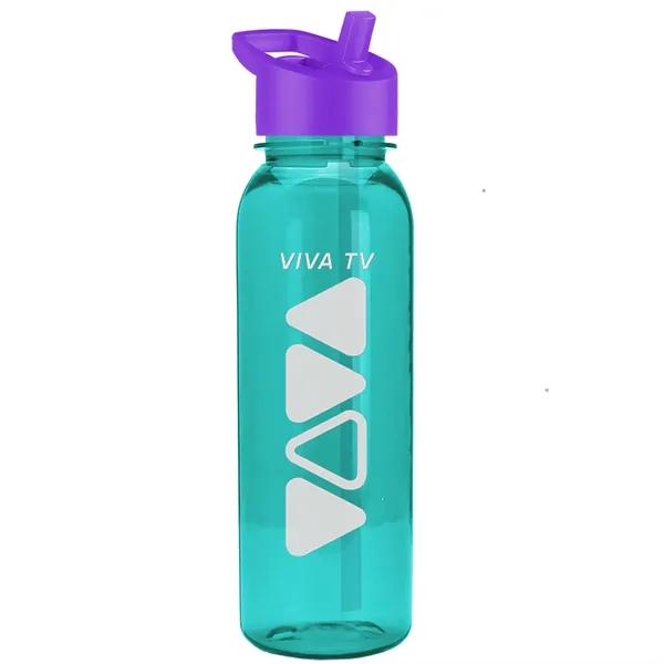 24 oz  Bottle with flip straw lid.... from ASI 40480 Koozie Group