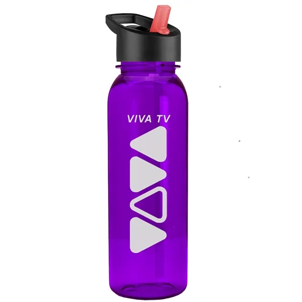 24 oz  Bottle with flip straw lid.... from ASI 40480 Koozie Group