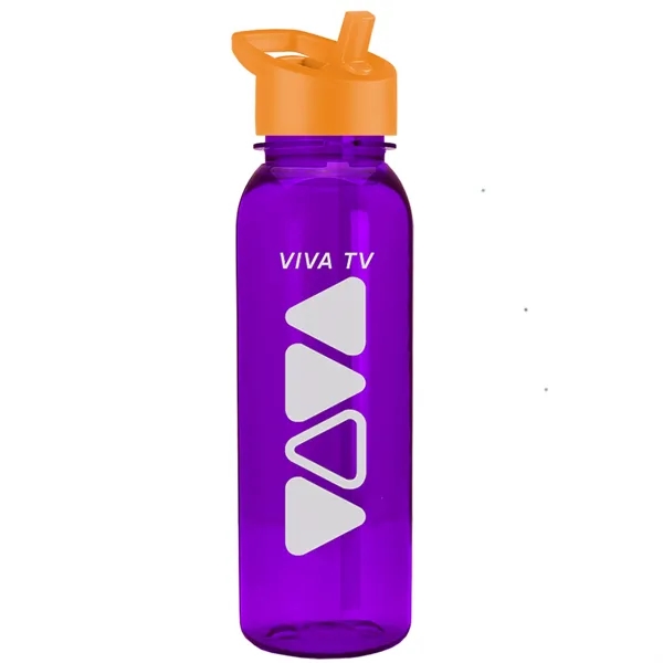 24 oz  Bottle with flip straw lid.... from ASI 40480 Koozie Group