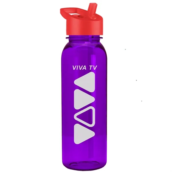 24 oz  Bottle with flip straw lid.... from ASI 40480 Koozie Group