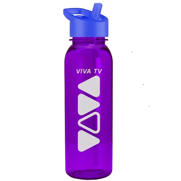 24 oz  Bottle with flip straw lid.... from ASI 40480 Koozie Group