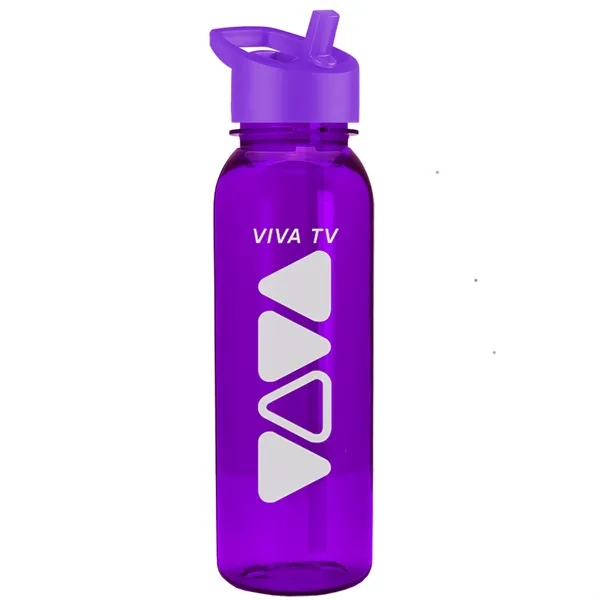 24 oz  Bottle with flip straw lid.... from ASI 40480 Koozie Group