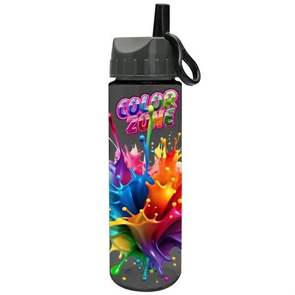 Freedom Bottle - 28 oz.Transparent Tritan™ Bottle with Ring Straw Lid... from ASI 40480 Koozie Group