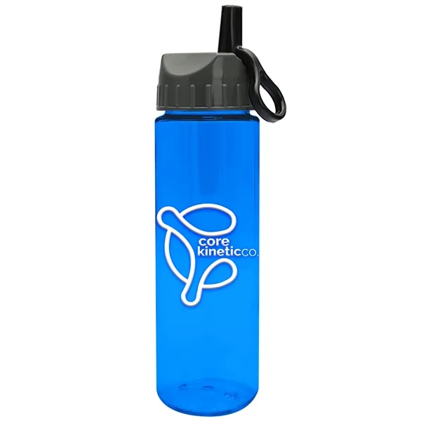Freedom Bottle - 28 oz.Transparent Tritan™ Bottle with Ring Straw Lid... from ASI 40480 Koozie Group