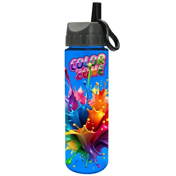 Freedom Bottle - 28 oz.Transparent Tritan™ Bottle with Ring Straw Lid... from ASI 40480 Koozie Group