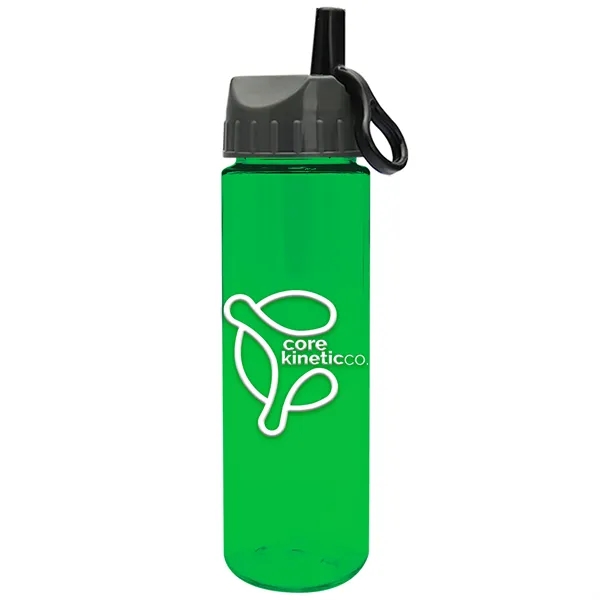 Freedom Bottle - 28 oz.Transparent Tritan™ Bottle with Ring Straw Lid... from ASI 40480 Koozie Group