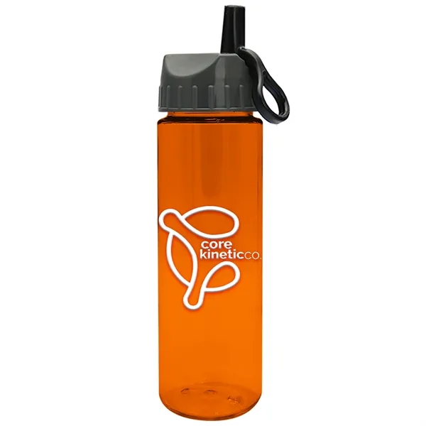 Freedom Bottle - 28 oz.Transparent Tritan™ Bottle with Ring Straw Lid... from ASI 40480 Koozie Group