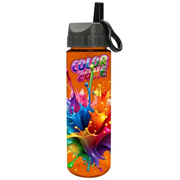 Freedom Bottle - 28 oz.Transparent Tritan™ Bottle with Ring Straw Lid... from ASI 40480 Koozie Group