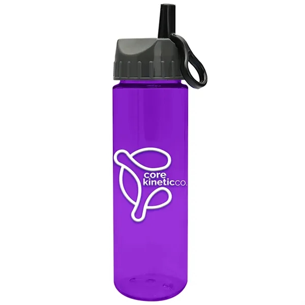 Freedom Bottle - 28 oz.Transparent Tritan™ Bottle with Ring Straw Lid... from ASI 40480 Koozie Group