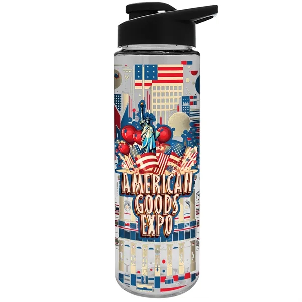 Freedom Bottle - 28 oz.Transparent Tritan™ Bottle with Drink Thru Lid... from ASI 40480 Koozie Group