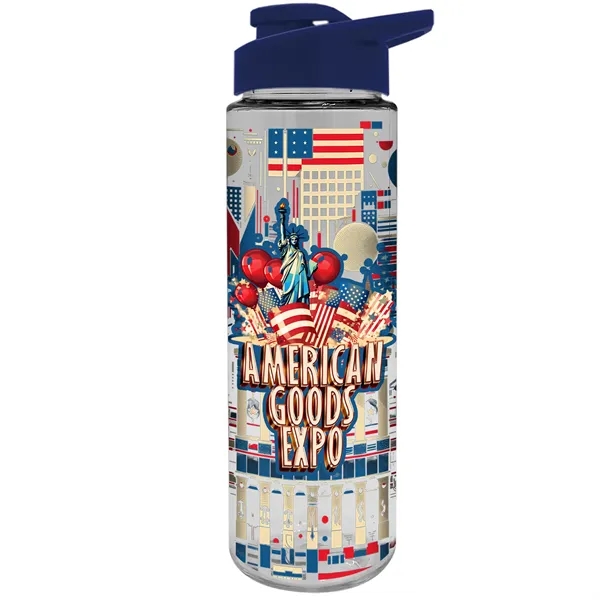 Freedom Bottle - 28 oz.Transparent Tritan™ Bottle with Drink Thru Lid... from ASI 40480 Koozie Group