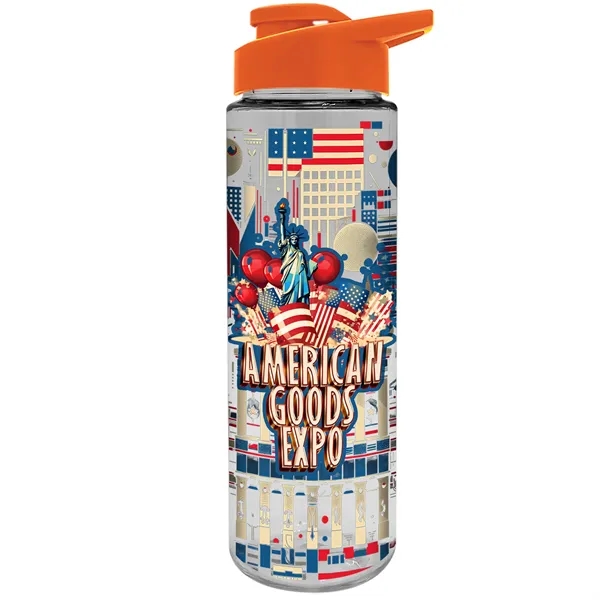 Freedom Bottle - 28 oz.Transparent Tritan™ Bottle with Drink Thru Lid... from ASI 40480 Koozie Group