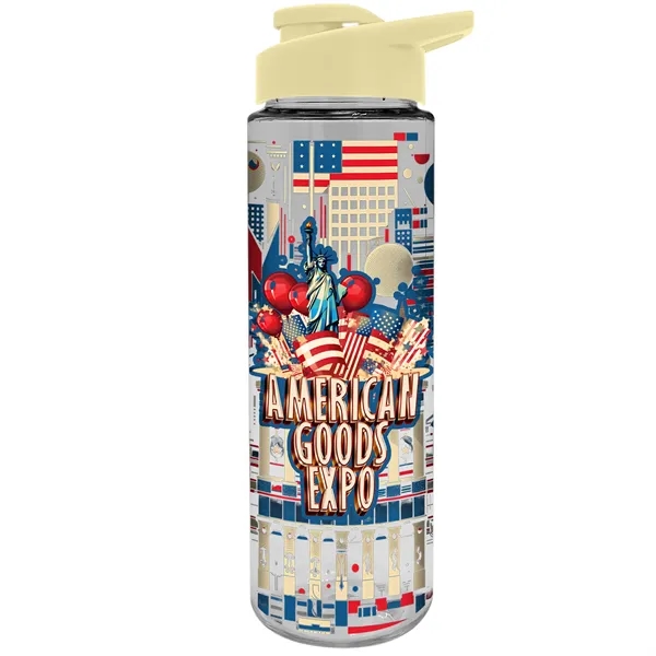 Freedom Bottle - 28 oz.Transparent Tritan™ Bottle with Drink Thru Lid... from ASI 40480 Koozie Group