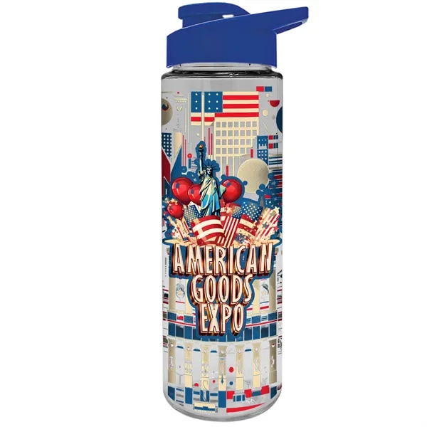 Freedom Bottle - 28 oz.Transparent Tritan™ Bottle with Drink Thru Lid... from ASI 40480 Koozie Group