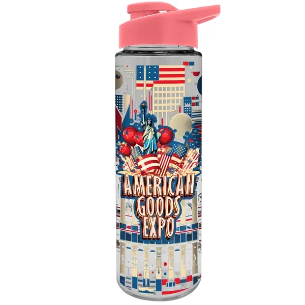 Freedom Bottle - 28 oz.Transparent Tritan™ Bottle with Drink Thru Lid... from ASI 40480 Koozie Group