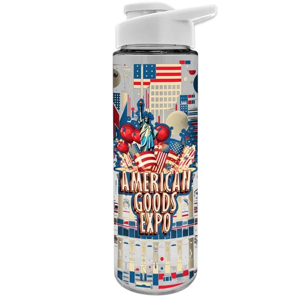 Freedom Bottle - 28 oz.Transparent Tritan™ Bottle with Drink Thru Lid... from ASI 40480 Koozie Group
