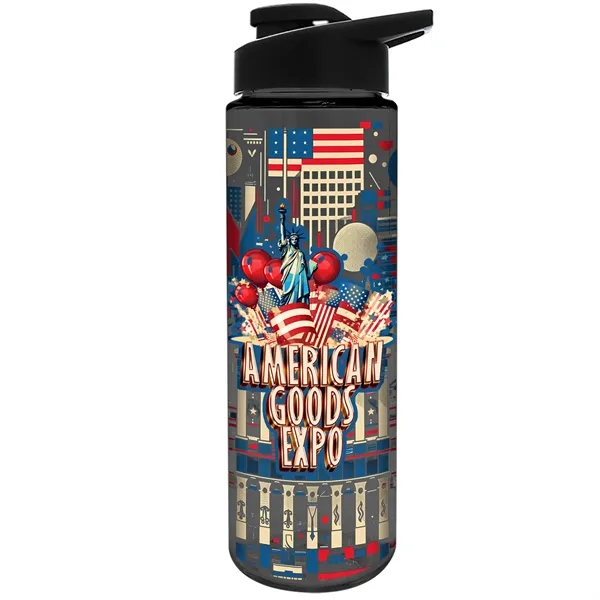 Freedom Bottle - 28 oz.Transparent Tritan™ Bottle with Drink Thru Lid... from ASI 40480 Koozie Group
