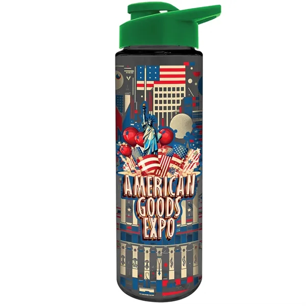 Freedom Bottle - 28 oz.Transparent Tritan™ Bottle with Drink Thru Lid... from ASI 40480 Koozie Group