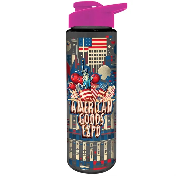 Freedom Bottle - 28 oz.Transparent Tritan™ Bottle with Drink Thru Lid... from ASI 40480 Koozie Group