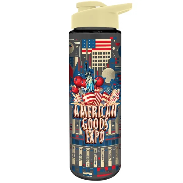 Freedom Bottle - 28 oz.Transparent Tritan™ Bottle with Drink Thru Lid... from ASI 40480 Koozie Group