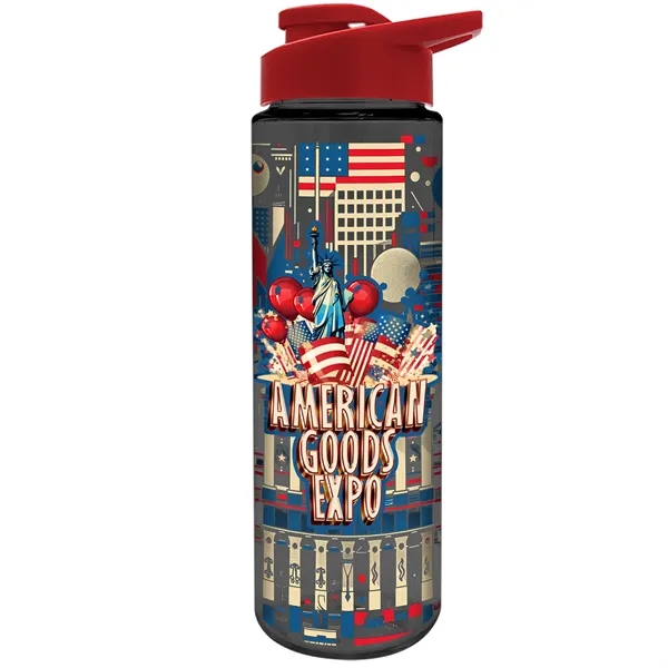 Freedom Bottle - 28 oz.Transparent Tritan™ Bottle with Drink Thru Lid... from ASI 40480 Koozie Group