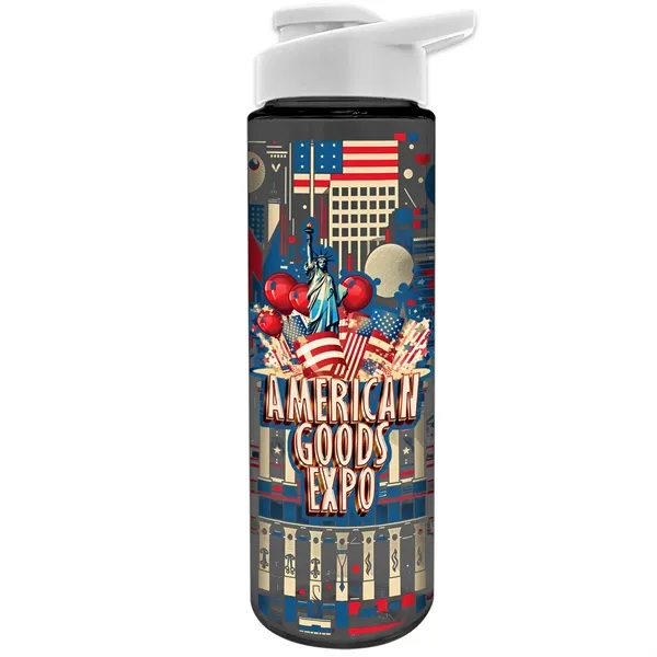 Freedom Bottle - 28 oz.Transparent Tritan™ Bottle with Drink Thru Lid... from ASI 40480 Koozie Group