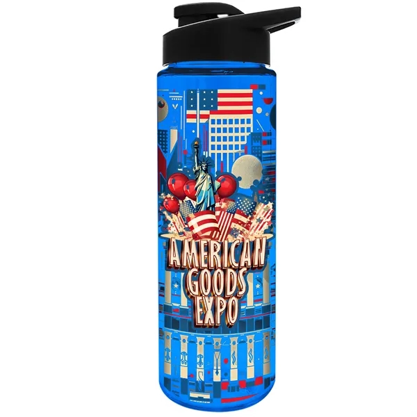 Freedom Bottle - 28 oz.Transparent Tritan™ Bottle with Drink Thru Lid... from ASI 40480 Koozie Group