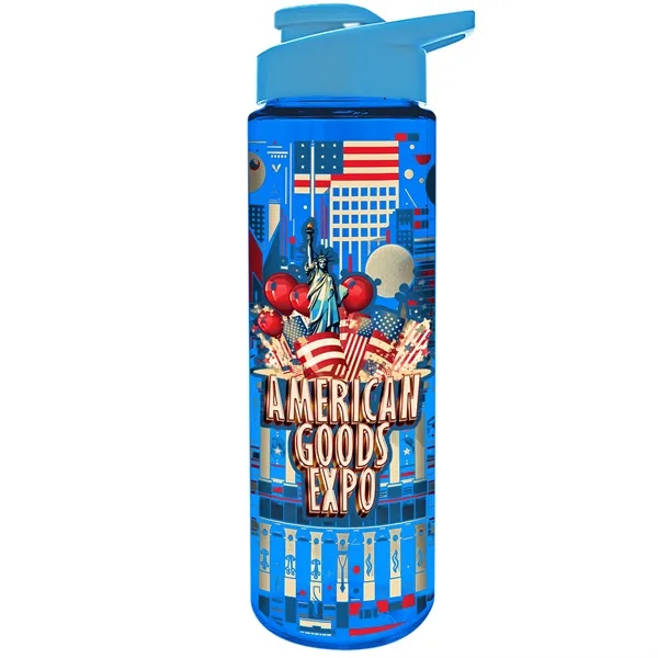 Freedom Bottle - 28 oz.Transparent Tritan™ Bottle with Drink Thru Lid... from ASI 40480 Koozie Group