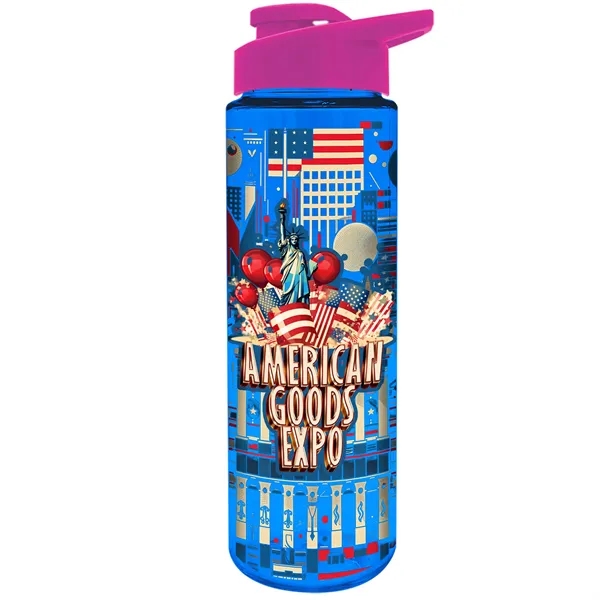 Freedom Bottle - 28 oz.Transparent Tritan™ Bottle with Drink Thru Lid... from ASI 40480 Koozie Group