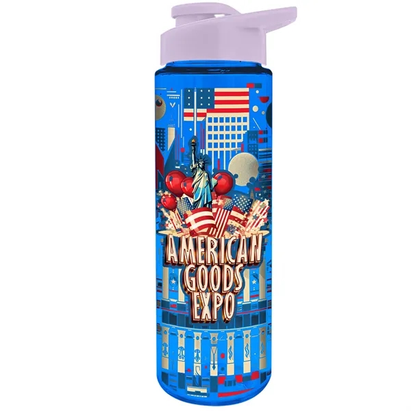 Freedom Bottle - 28 oz.Transparent Tritan™ Bottle with Drink Thru Lid... from ASI 40480 Koozie Group