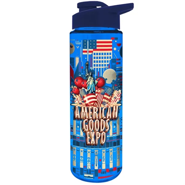 Freedom Bottle - 28 oz.Transparent Tritan™ Bottle with Drink Thru Lid... from ASI 40480 Koozie Group