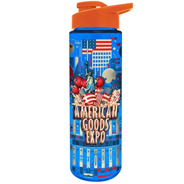 Freedom Bottle - 28 oz.Transparent Tritan™ Bottle with Drink Thru Lid... from ASI 40480 Koozie Group