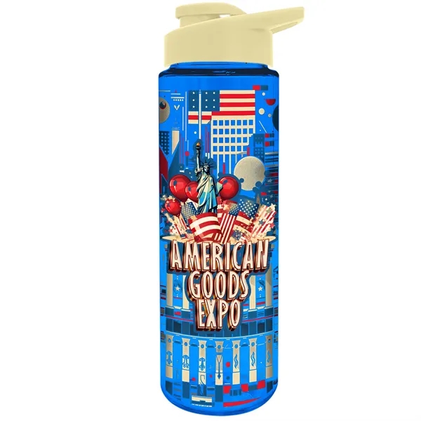 Freedom Bottle - 28 oz.Transparent Tritan™ Bottle with Drink Thru Lid... from ASI 40480 Koozie Group