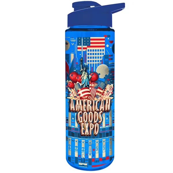 Freedom Bottle - 28 oz.Transparent Tritan™ Bottle with Drink Thru Lid... from ASI 40480 Koozie Group