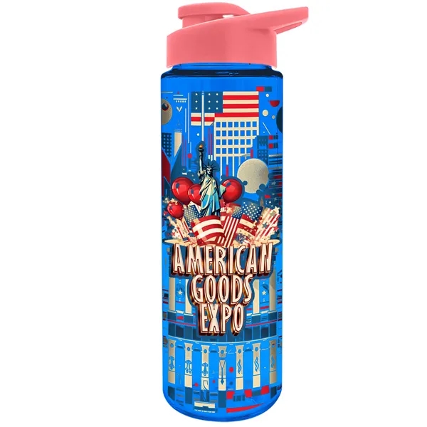 Freedom Bottle - 28 oz.Transparent Tritan™ Bottle with Drink Thru Lid... from ASI 40480 Koozie Group