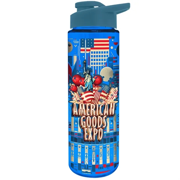 Freedom Bottle - 28 oz.Transparent Tritan™ Bottle with Drink Thru Lid... from ASI 40480 Koozie Group