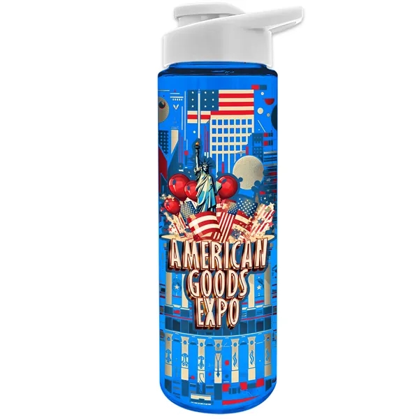 Freedom Bottle - 28 oz.Transparent Tritan™ Bottle with Drink Thru Lid... from ASI 40480 Koozie Group