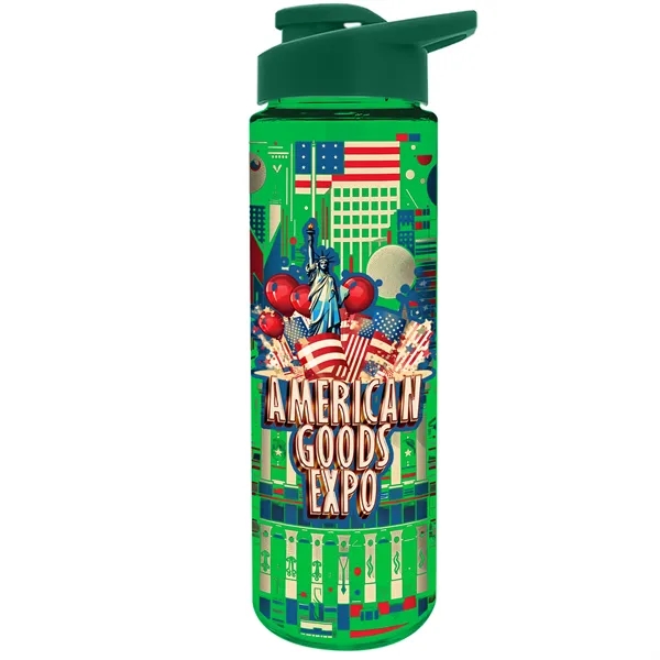 Freedom Bottle - 28 oz.Transparent Tritan™ Bottle with Drink Thru Lid... from ASI 40480 Koozie Group
