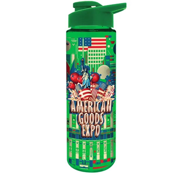 Freedom Bottle - 28 oz.Transparent Tritan™ Bottle with Drink Thru Lid... from ASI 40480 Koozie Group