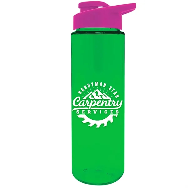Freedom Bottle - 28 oz.Transparent Tritan™ Bottle with Drink Thru Lid... from ASI 40480 Koozie Group