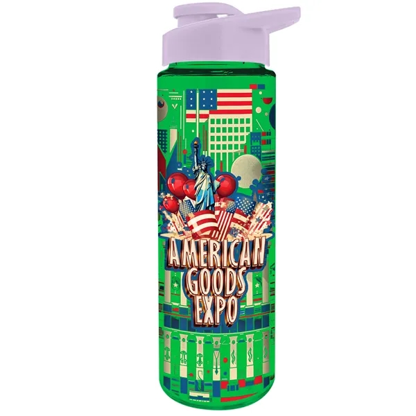 Freedom Bottle - 28 oz.Transparent Tritan™ Bottle with Drink Thru Lid... from ASI 40480 Koozie Group