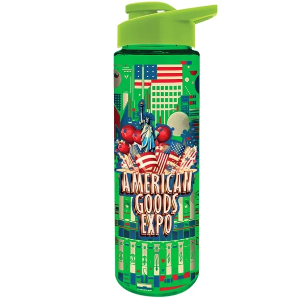 Freedom Bottle - 28 oz.Transparent Tritan™ Bottle with Drink Thru Lid... from ASI 40480 Koozie Group